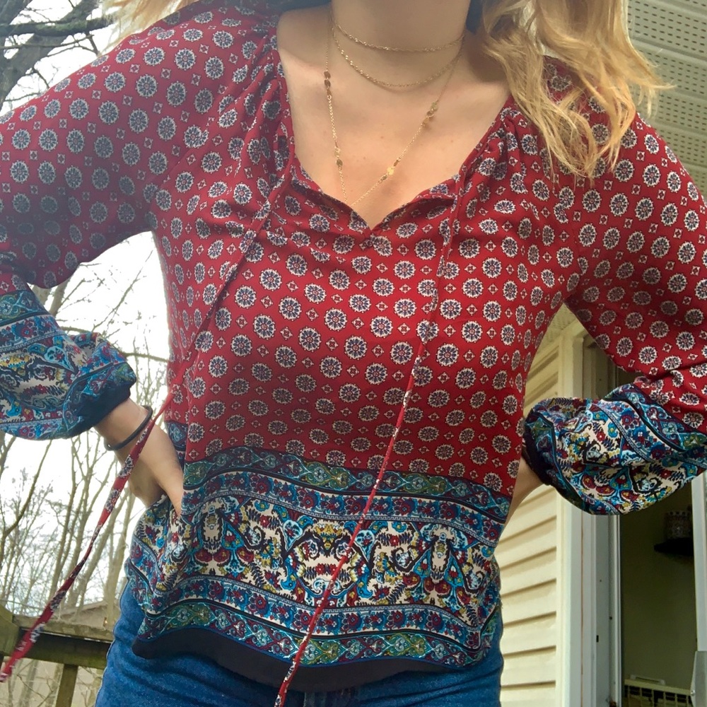 Bohemian blouse